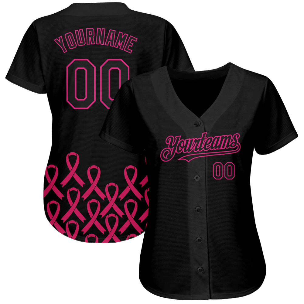 black and pink breast cancer shirts
