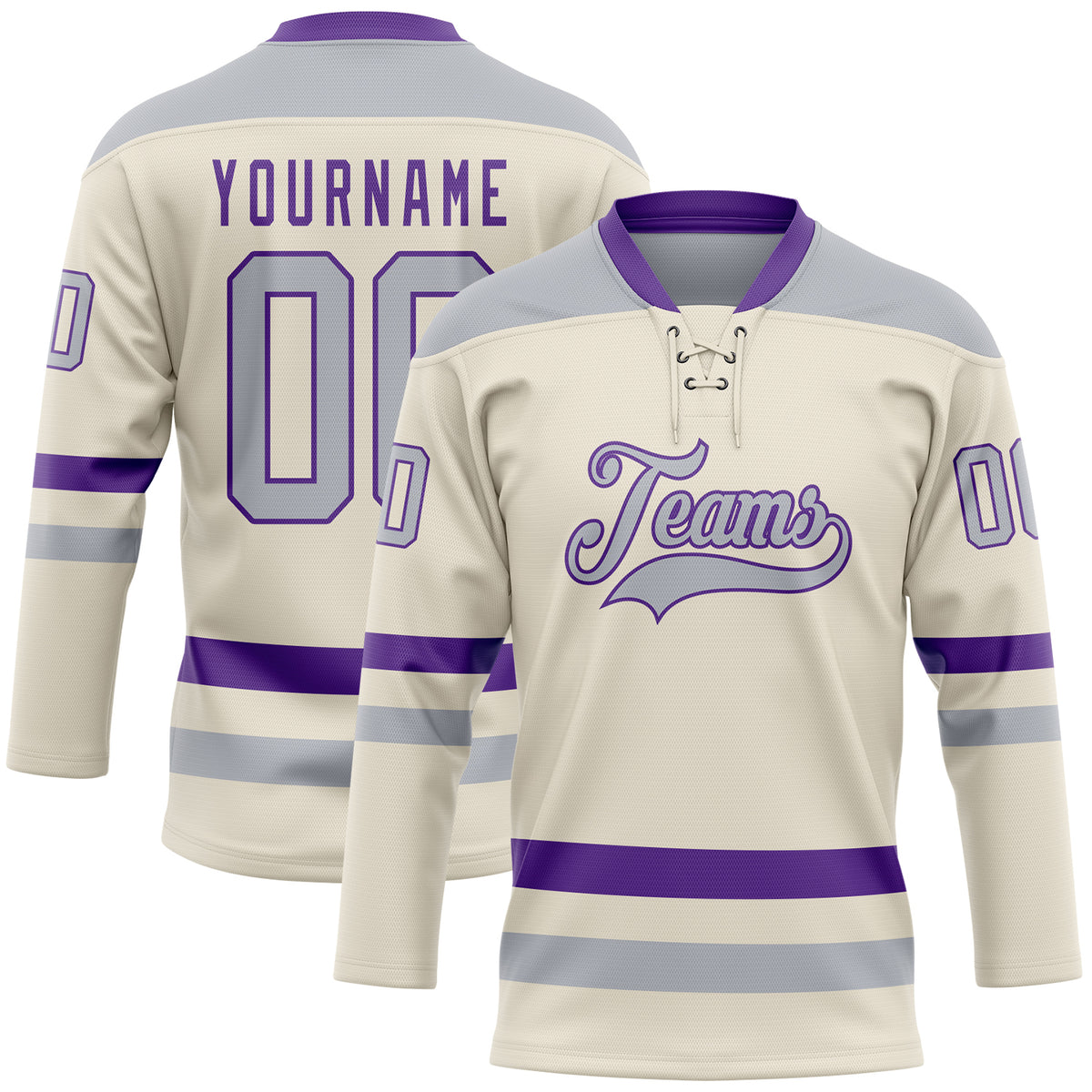 Cream Pearl V-Neck Jersey main image 0