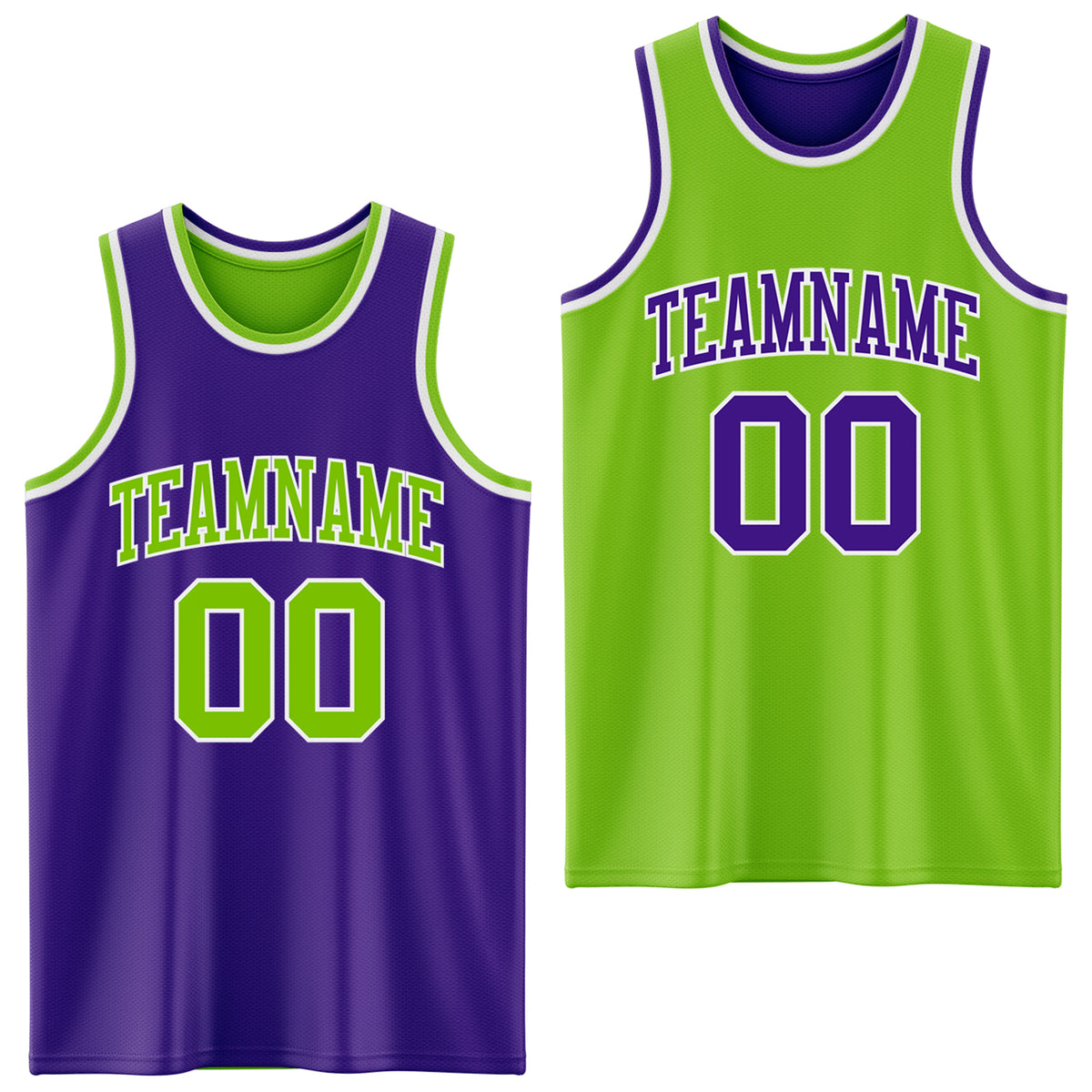 Custom White Blue Double Side Sets Basketball Jersey