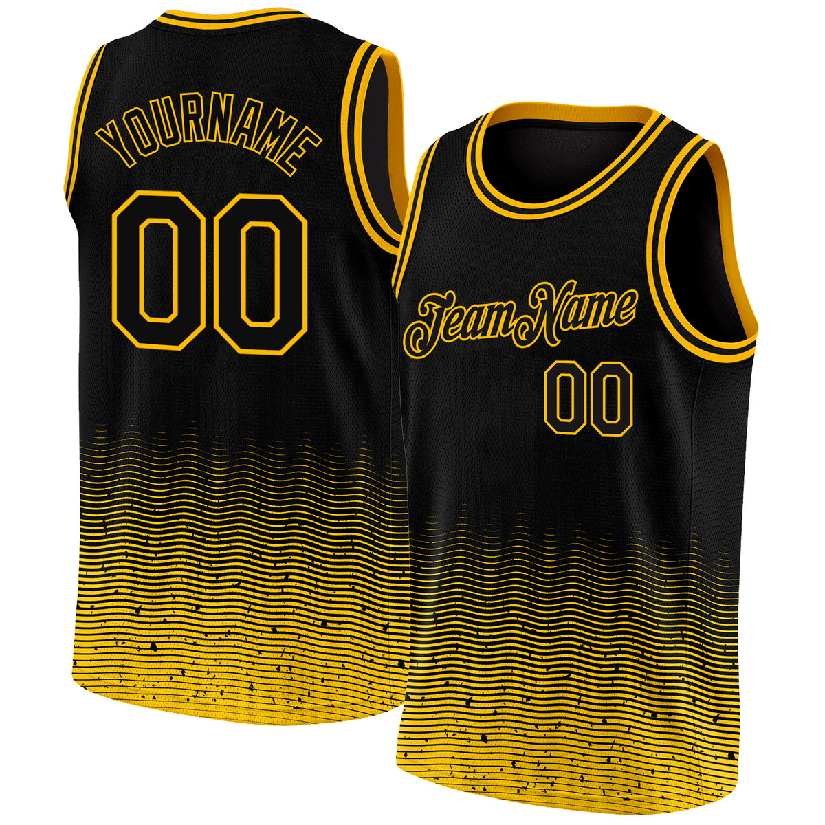 FIITG Custom Basketball Jersey Brown Brown-Old Gold 3D Pattern Design Leopard Authentic