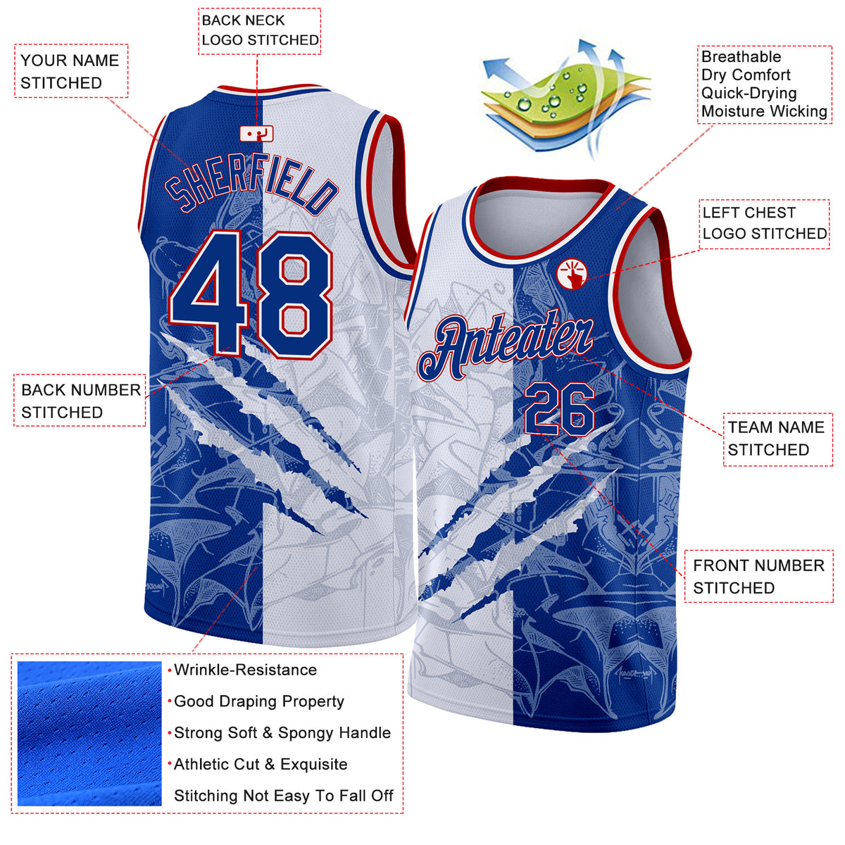 Custom Green Shoulder Stars Graffiti Pattern Sets Basketball Jersey