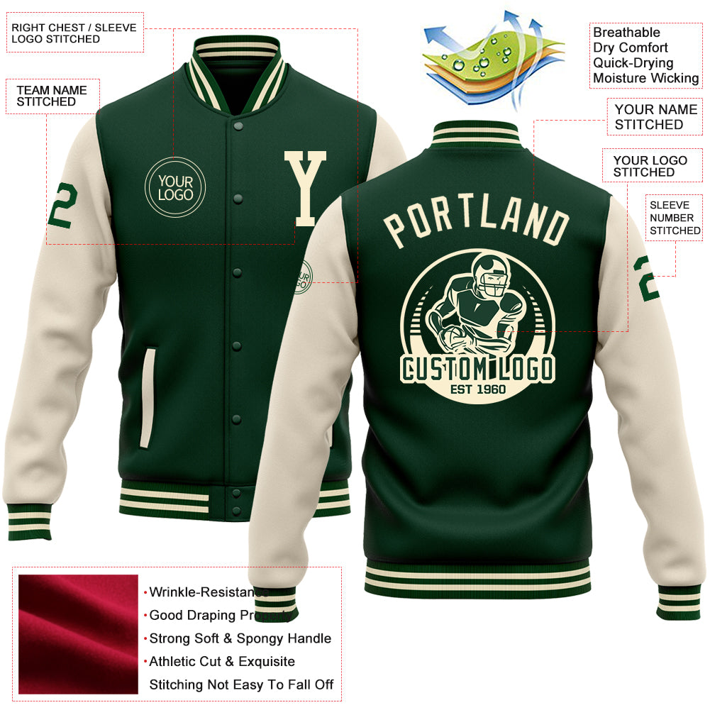 Custom Checkers Bomb TNT Fire Cropped Varsity Jacket Low Collar main image 1
