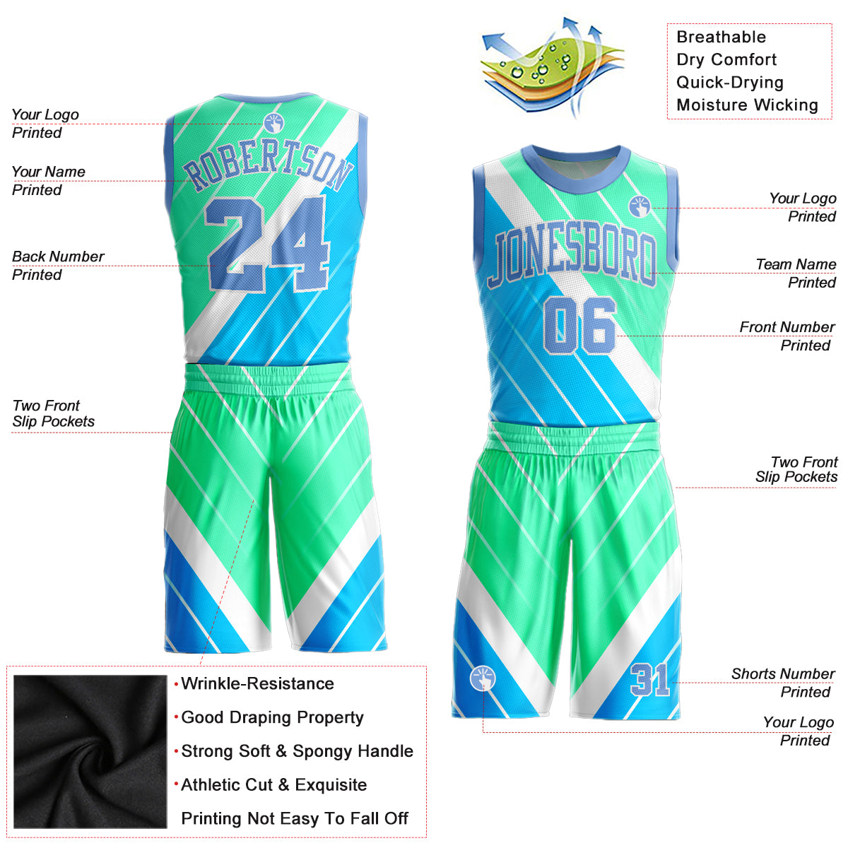 green and yellow basketball jersey