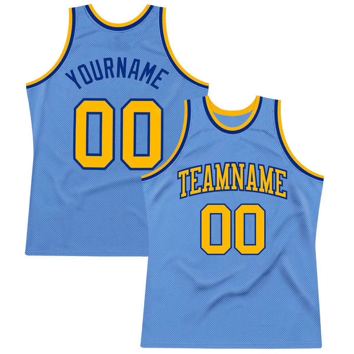 Custom Light Blue Navy-White Bull Classic Sets Basketball Jersey
