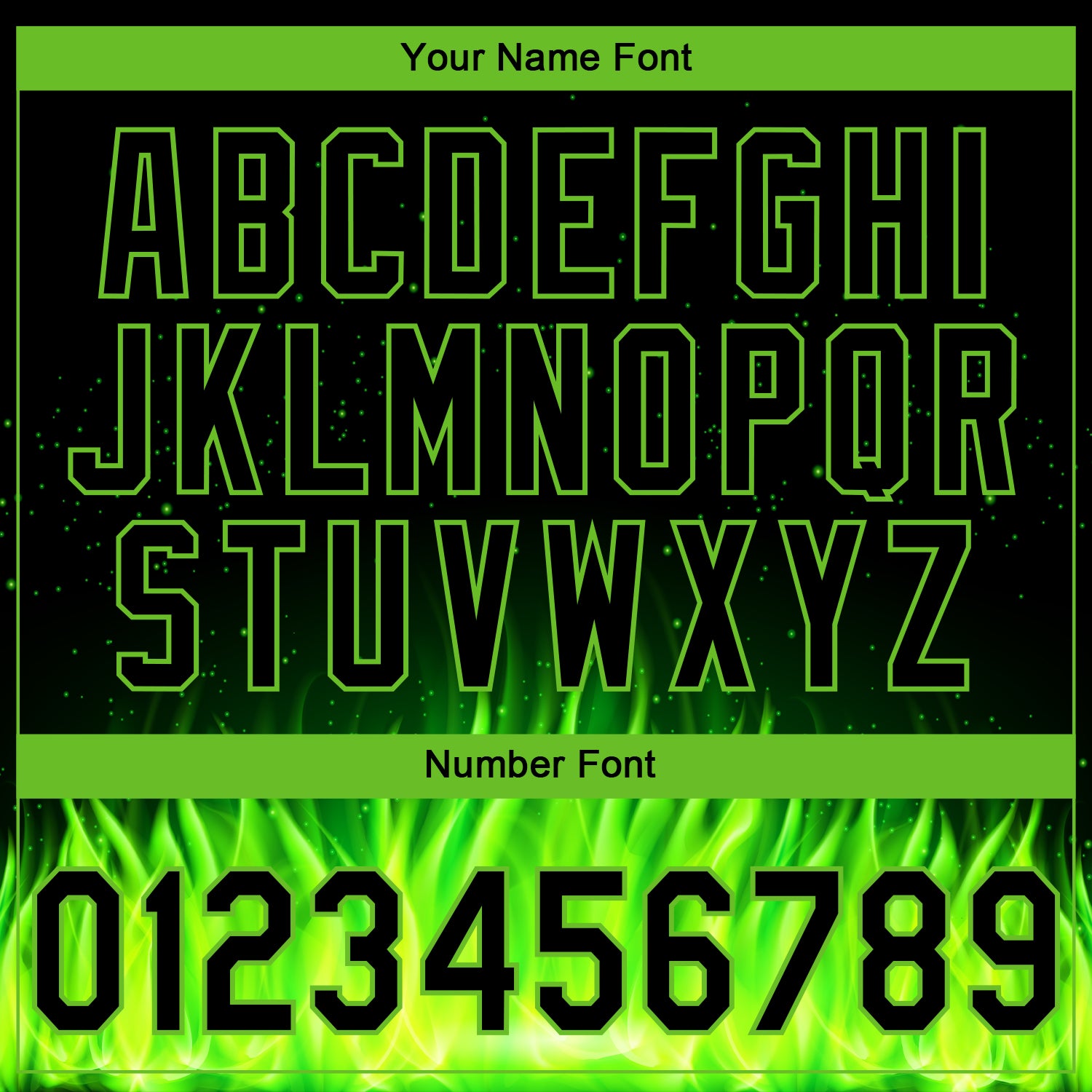 Custom Stitched Black Neon Green 3D Pattern Design Flame Sports Pullover Sweatshirt Hoodie