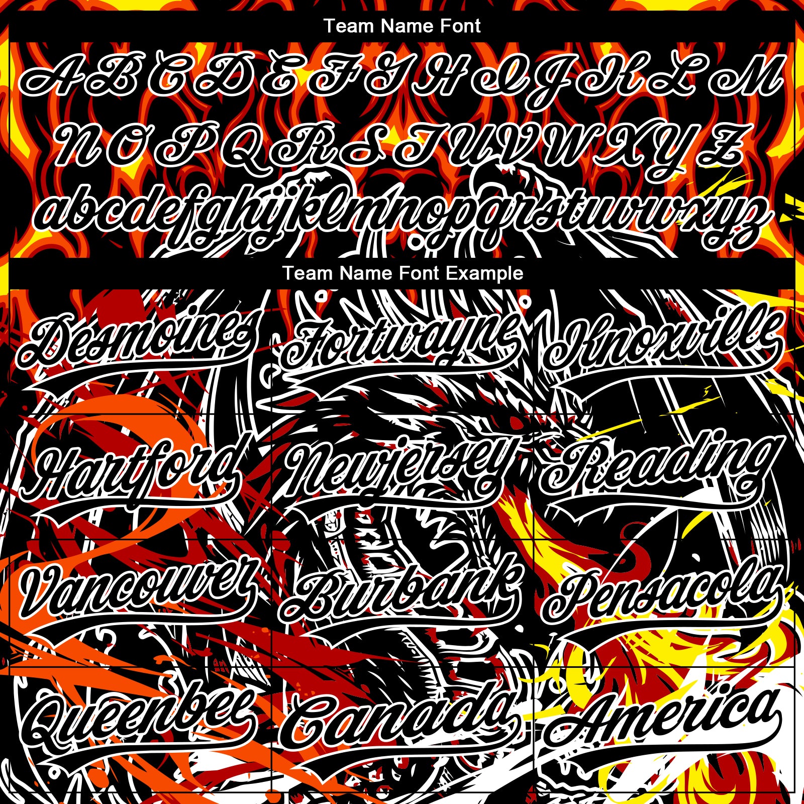 Custom Stitched Black Red Yellow-White 3D Pattern Design Flame Dragon Sports Pullover Sweatshirt Hoodie