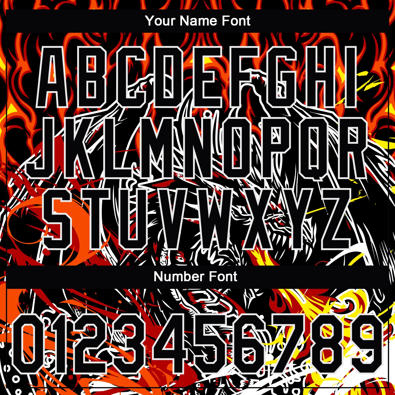 Custom Stitched Black Red Yellow-White 3D Pattern Design Flame Dragon Sports Pullover Sweatshirt Hoodie