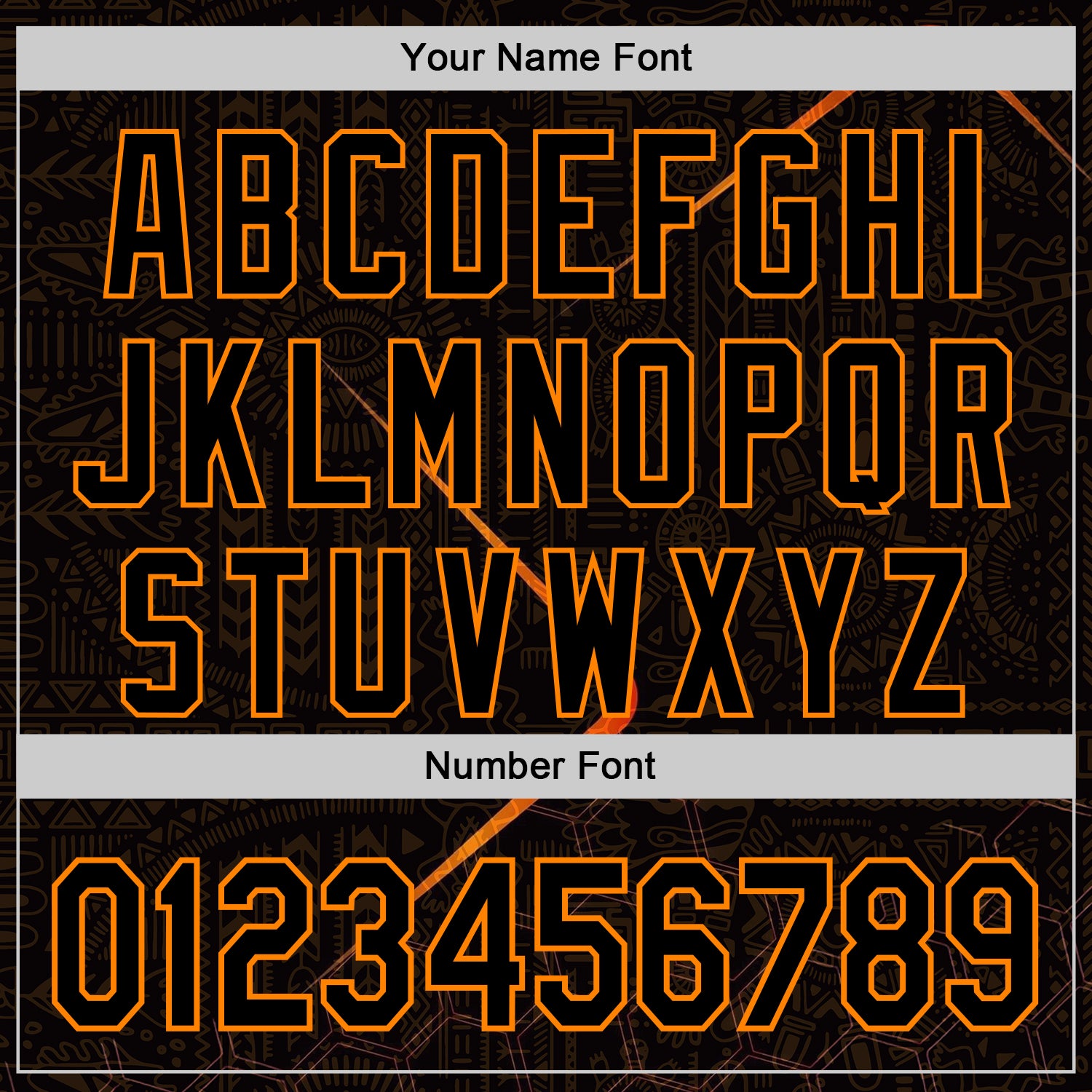 Custom Black Bay Orange 3D Pattern Design Ethnic Tribal Sportswear Pullover Sweatshirt Hoodie