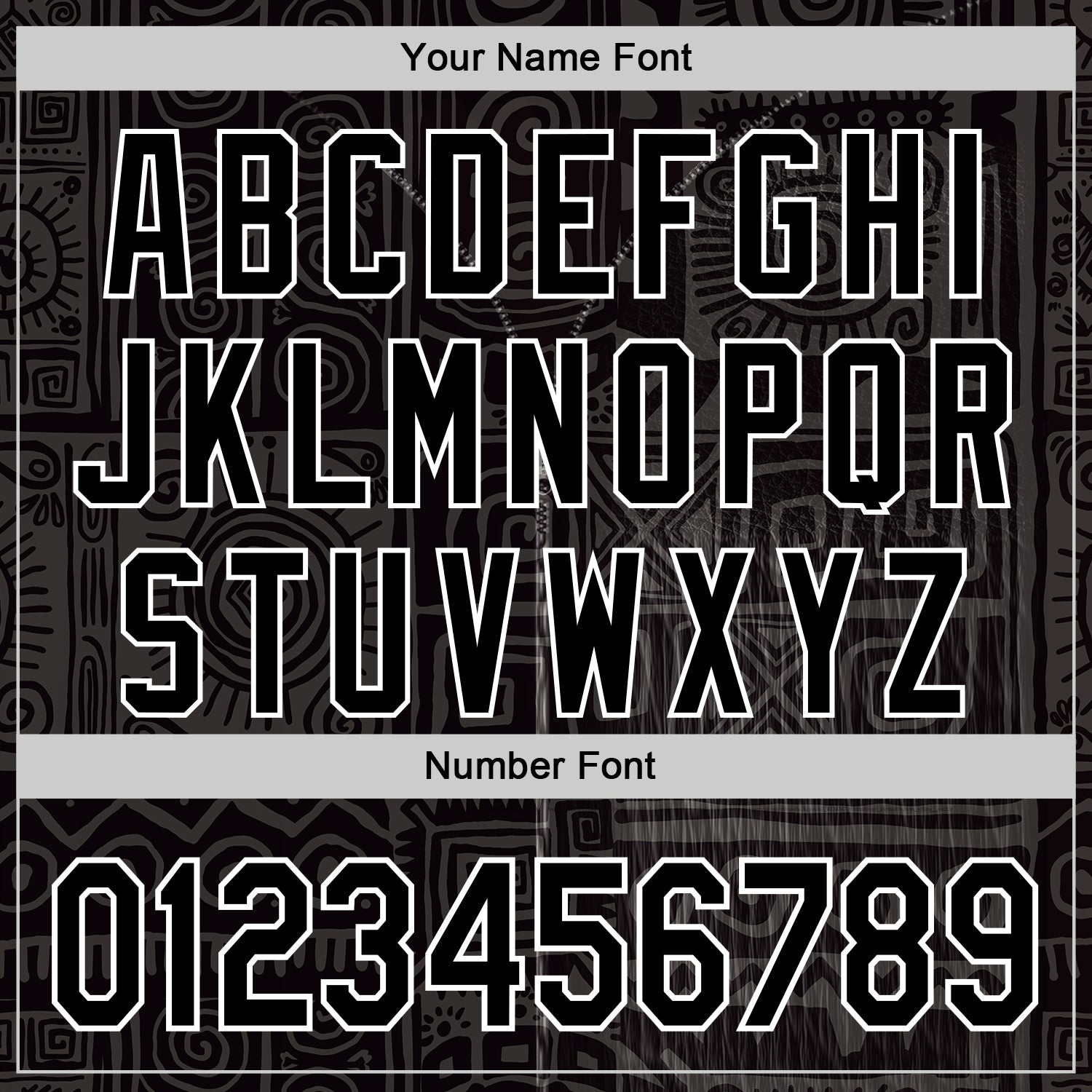 Custom Black White 3D Pattern Design Ethnic Tribal Sportswear Pullover Sweatshirt Hoodie