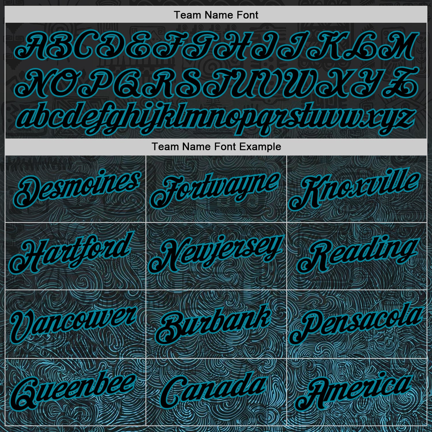 Custom Black Teal 3D Pattern Design Ethnic Tribal Sportswear Pullover Sweatshirt Hoodie