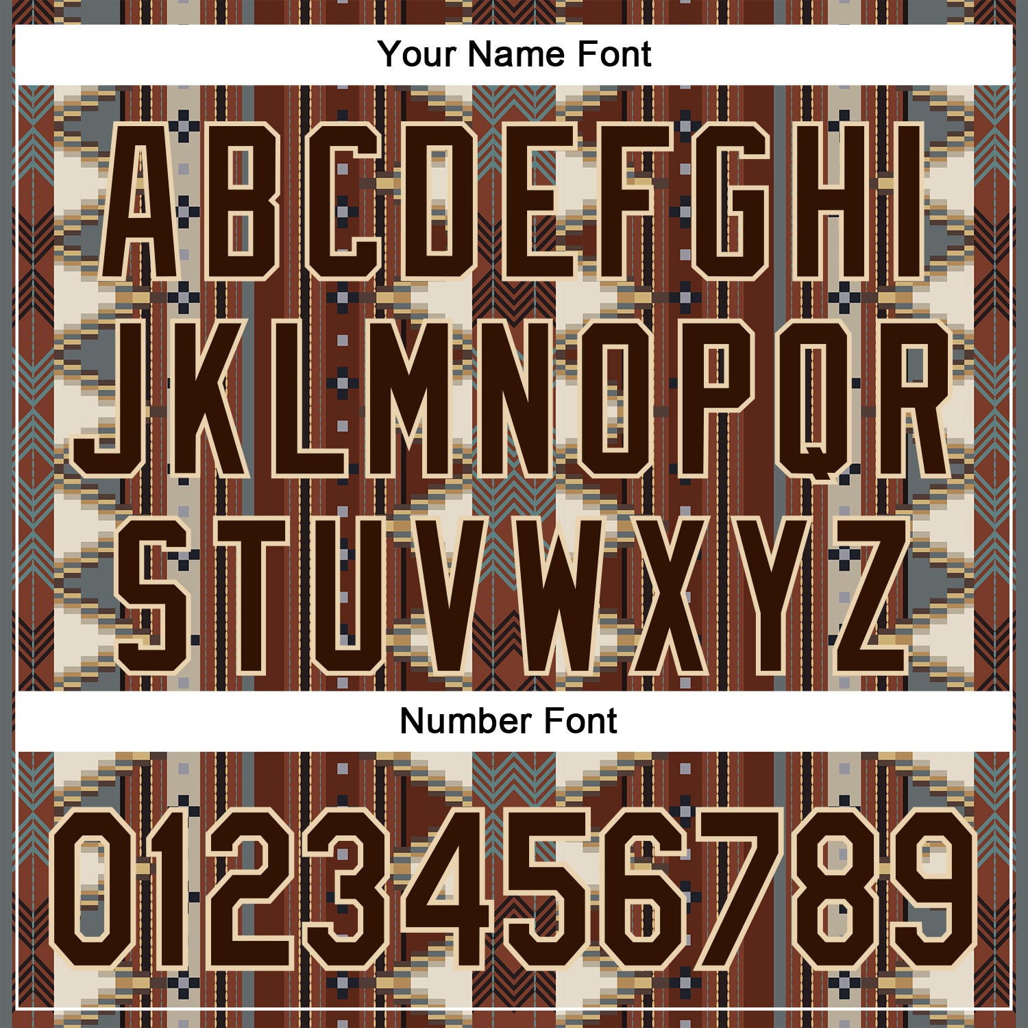 Custom Brown City Cream-Black 3D Pattern Design Western Cowboy Tribal Ethnic Sports Pullover Sweatshirt Hoodie