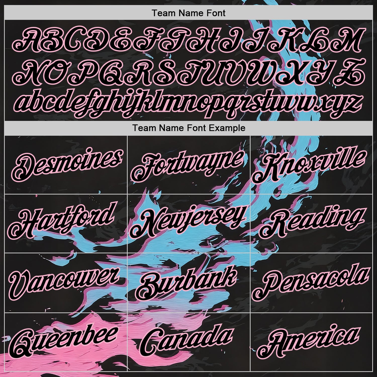 Custom Black Blue-Light Pink 3D Abstract Flame Sports Pullover Sweatshirt Hoodie