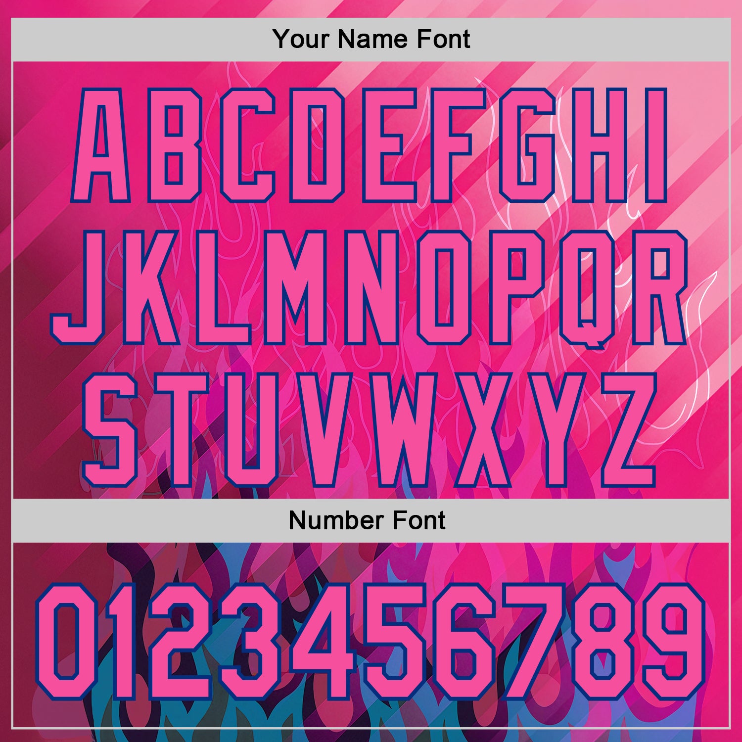 Custom Pink Blue-Royal 3D Abstract Flame Sports Pullover Sweatshirt Hoodie