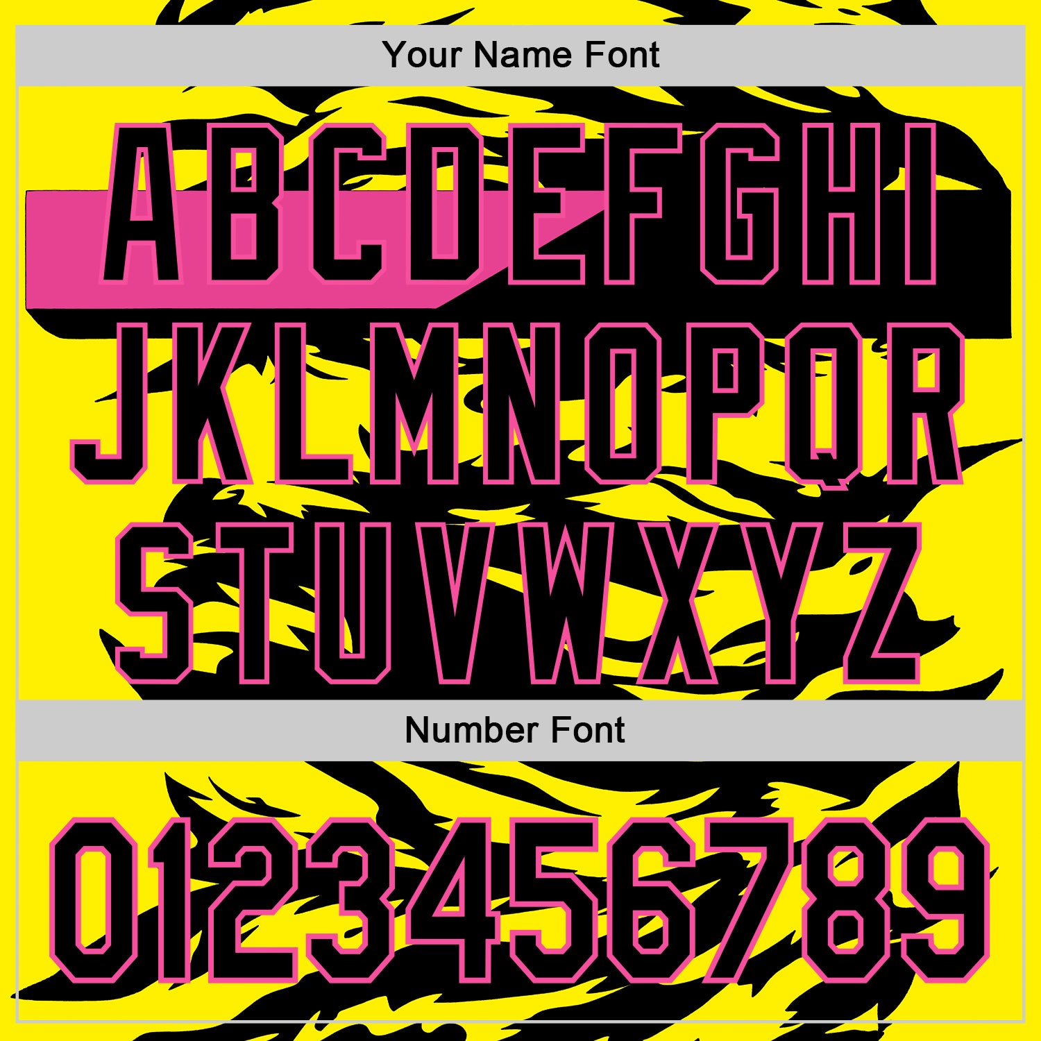 Custom Black Light Yellow-Pink 3D Abstract Flame Sports Pullover Sweatshirt Hoodie