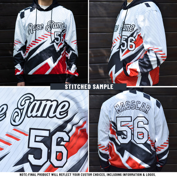 Custom Stitched Black Purple-Gold 3D Pattern Design Splash Sports Pullover Sweatshirt Hoodie