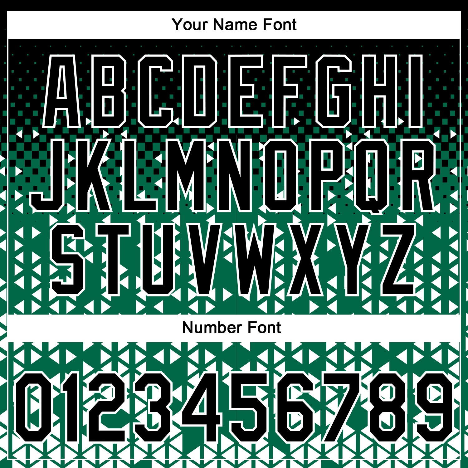 Custom Stitched Kelly Green Black-White 3D Pattern Design Geometrico Graph Sports Pullover Sweatshirt Hoodie