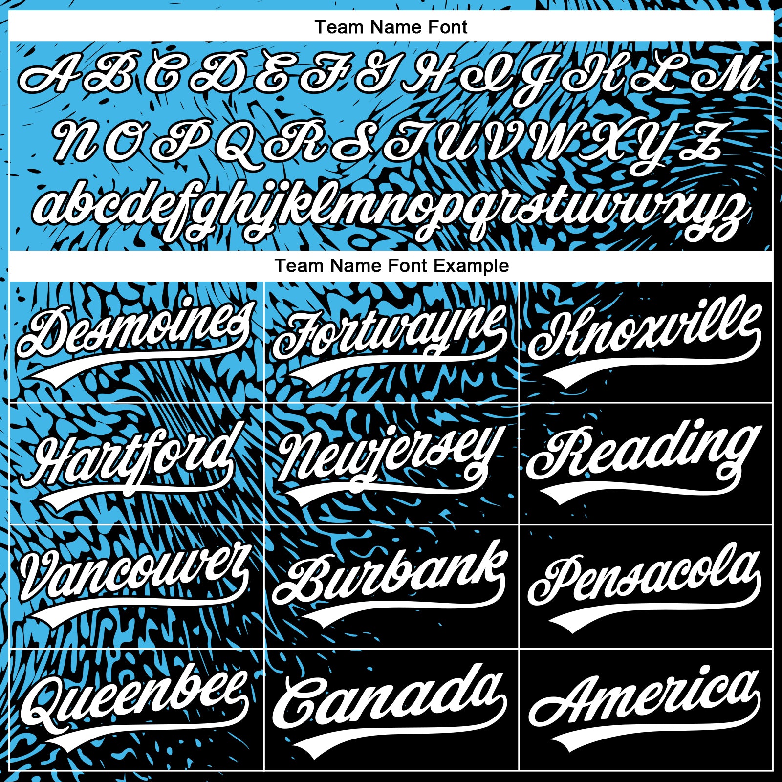 Custom Stitched Sky Blue White-Black 3D Pattern Design Abstract Shape Sports Pullover Sweatshirt Hoodie