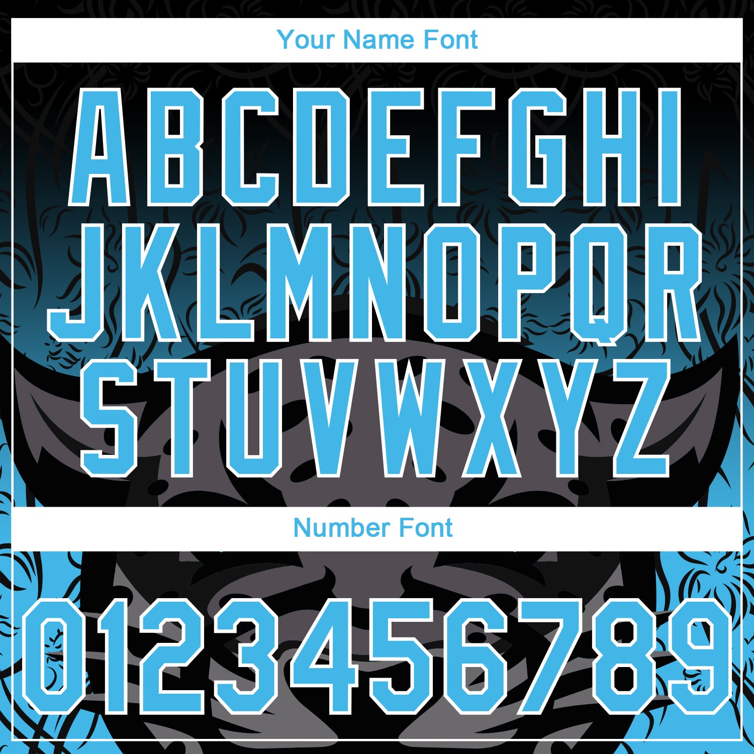 Custom Stitched Black Sky Blue-White 3D Pattern Design Leopardo Sports Pullover Sweatshirt Hoodie