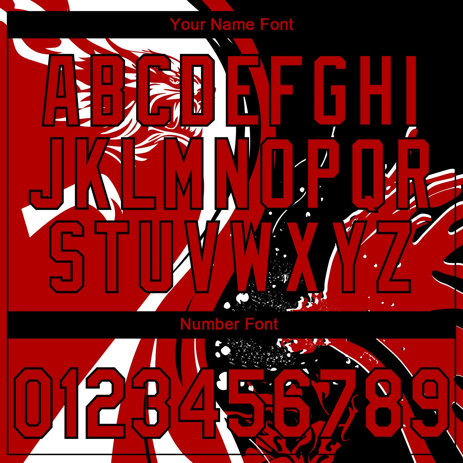 Custom Stitched White Red-Black 3D Pattern Design Wolf Sports Pullover Sweatshirt Hoodie