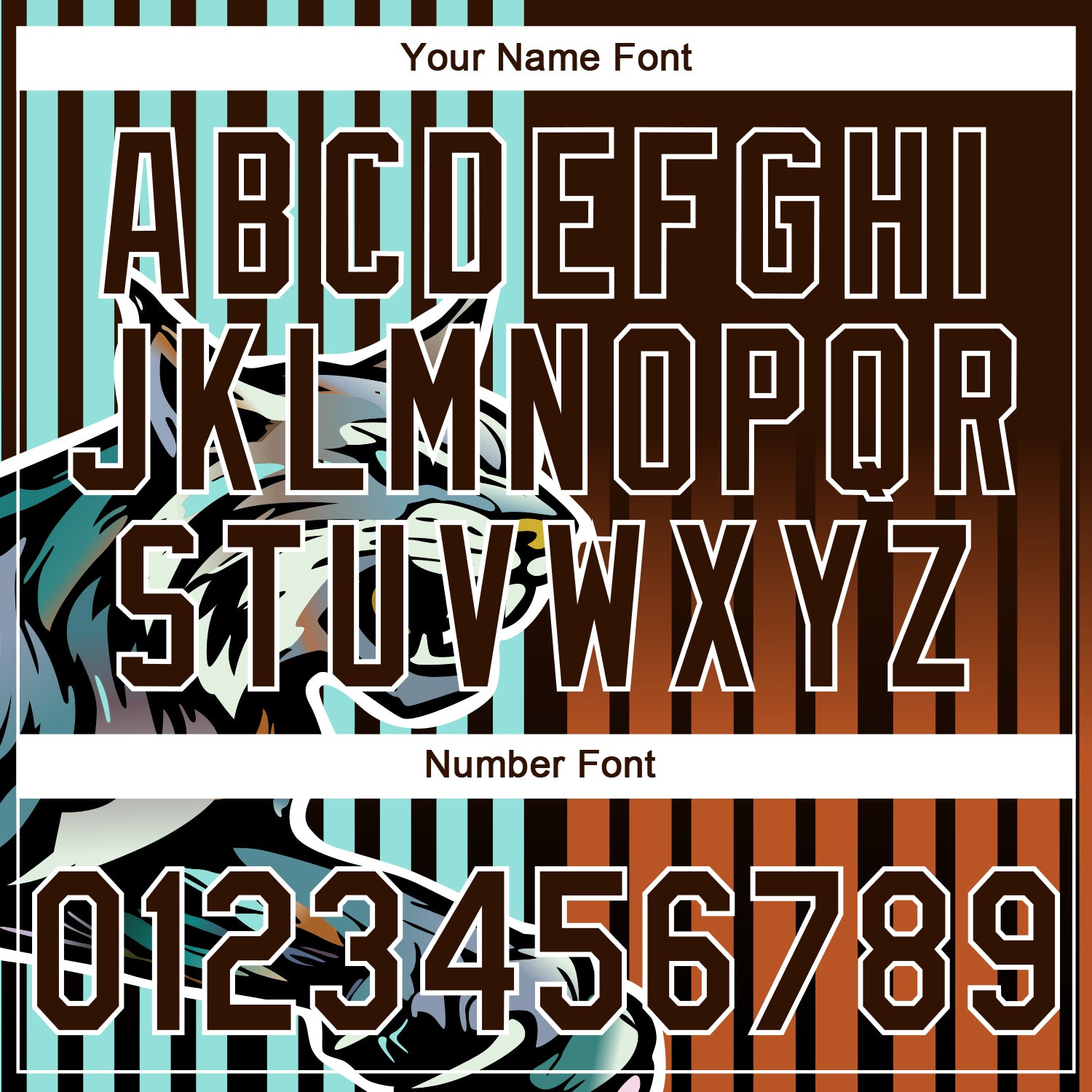 Custom Stitched Ice Blue Brown White-Texas Orange 3D Pattern Design Leopardo Sports Pullover Sweatshirt Hoodie