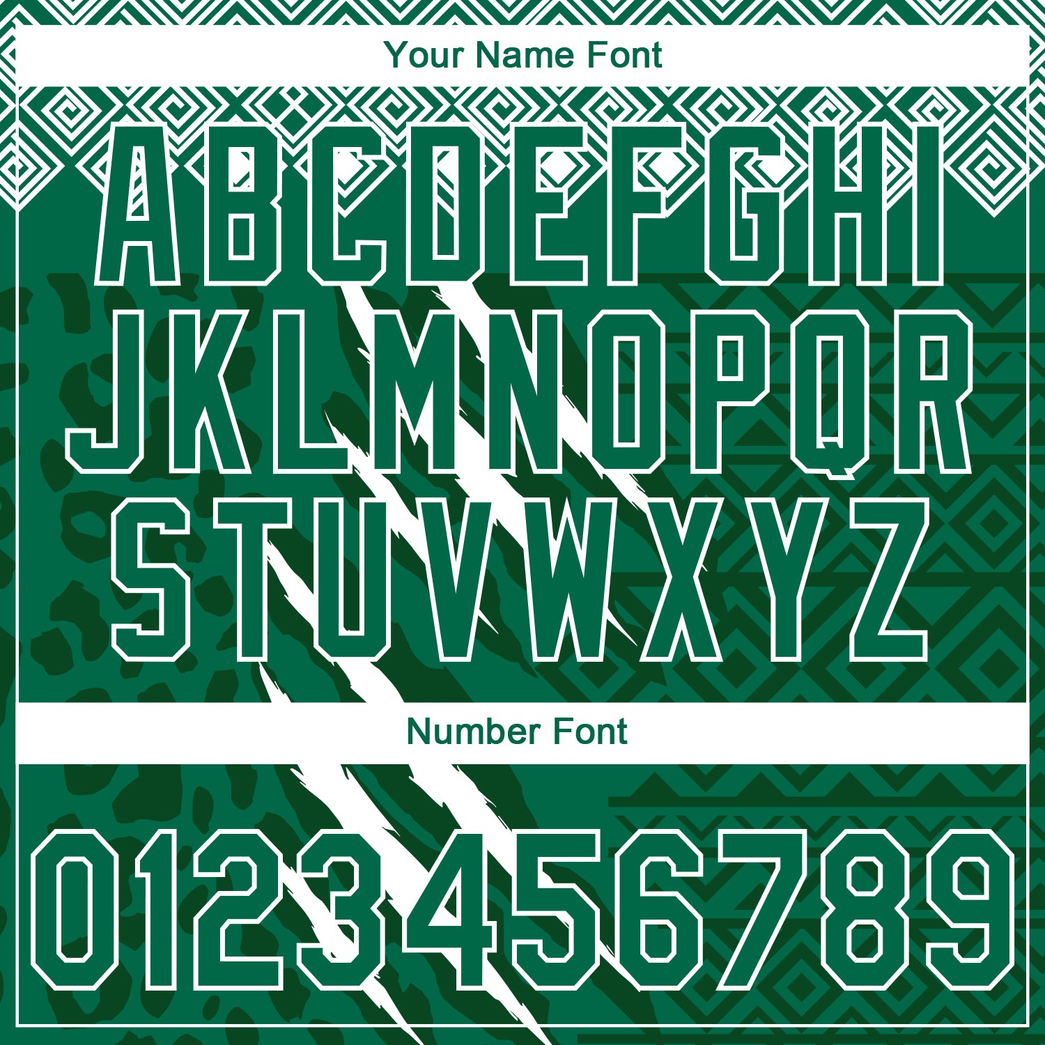 Custom Stitched Green Kelly Green-White 3D Pattern Design Leopardo Sports Pullover Sweatshirt Hoodie