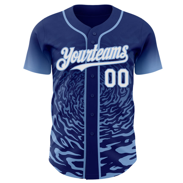 Custom Brown White-Gold Ice Cream Waffle Foodie Dessert Authentic Baseball Jersey