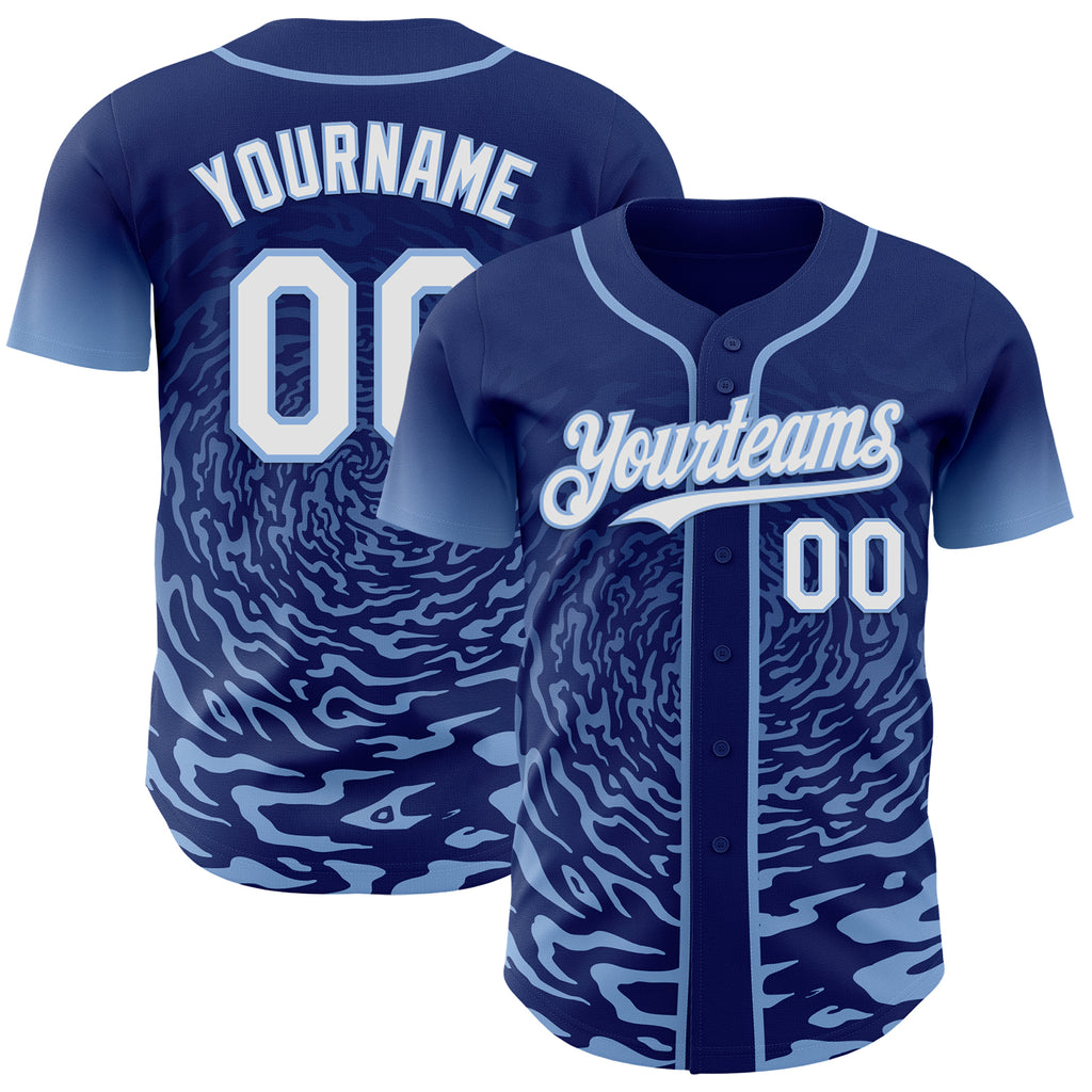Custom Brown White-Gold Ice Cream Waffle Foodie Dessert Authentic Baseball Jersey
