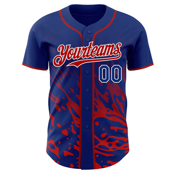Custom Light Purple Purple-White Ice Cream Waffle Foodie Dessert Authentic Baseball Jersey