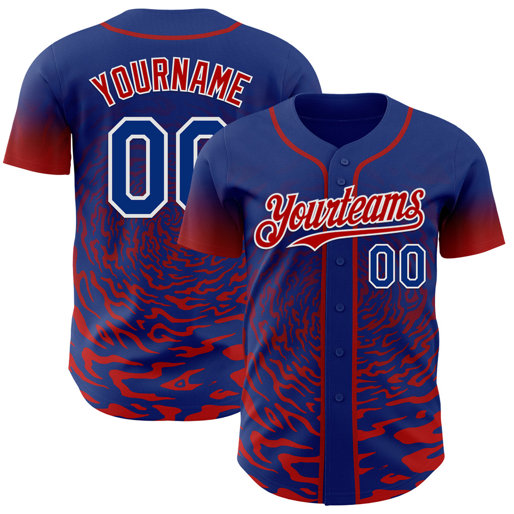 Custom Light Purple Pink-White Ice Cream Waffle Foodie Dessert Authentic Baseball Jersey