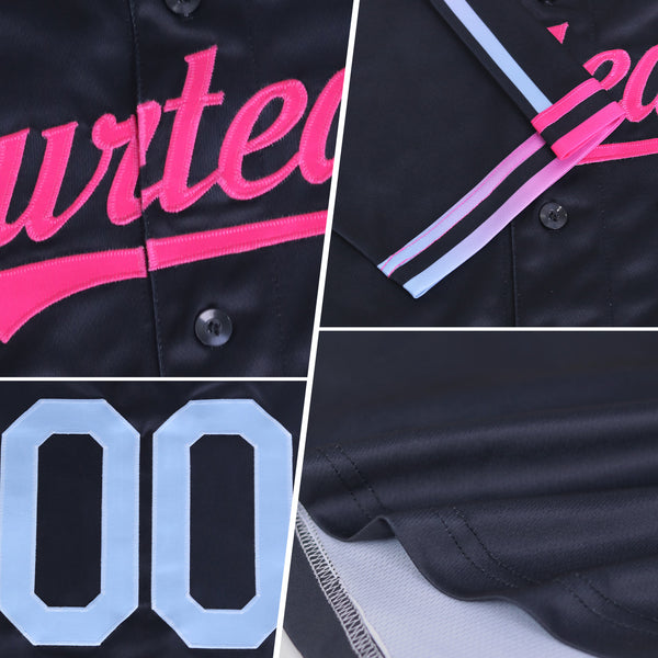 Custom White Orange-Brown Raglan Line Gradient Stripe Authentic Baseball Jersey