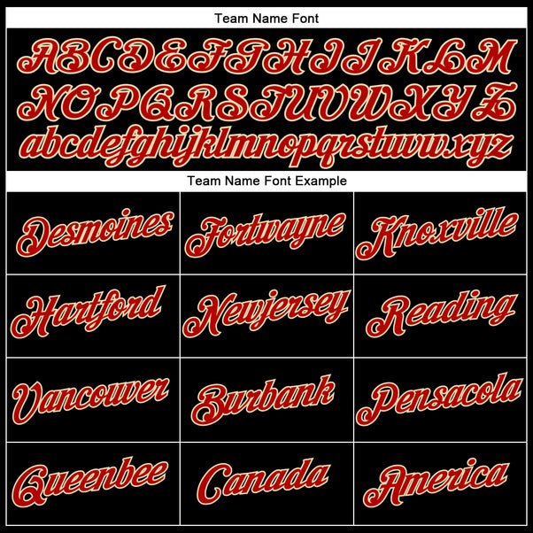 Custom Stitched Black Red-Cream Funny Christmas 3D Sports Pullover Sweatshirt Hoodie