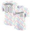 Custom White Black 3D Pattern Design Tool Labor Day Performance T-Shirt