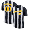 Custom Black Gold-White 3D Esports Performance T-Shirt
