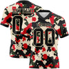 Custom Camo Black-Cream 3D Pattern Salute To Service Authentic Football Jersey