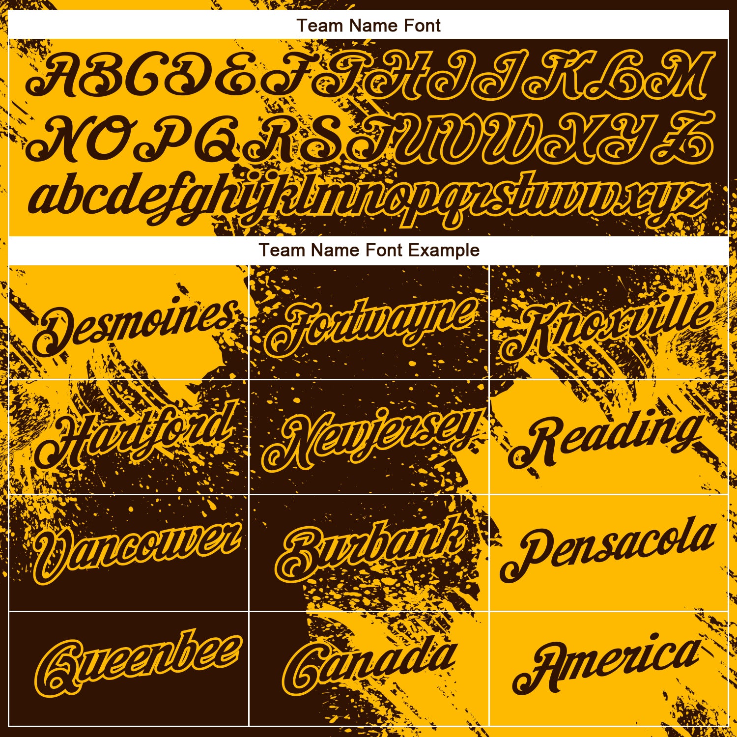 Custom Brown Gold 3D Pattern Design Abstract Brush Stroke Performance T-Shirt