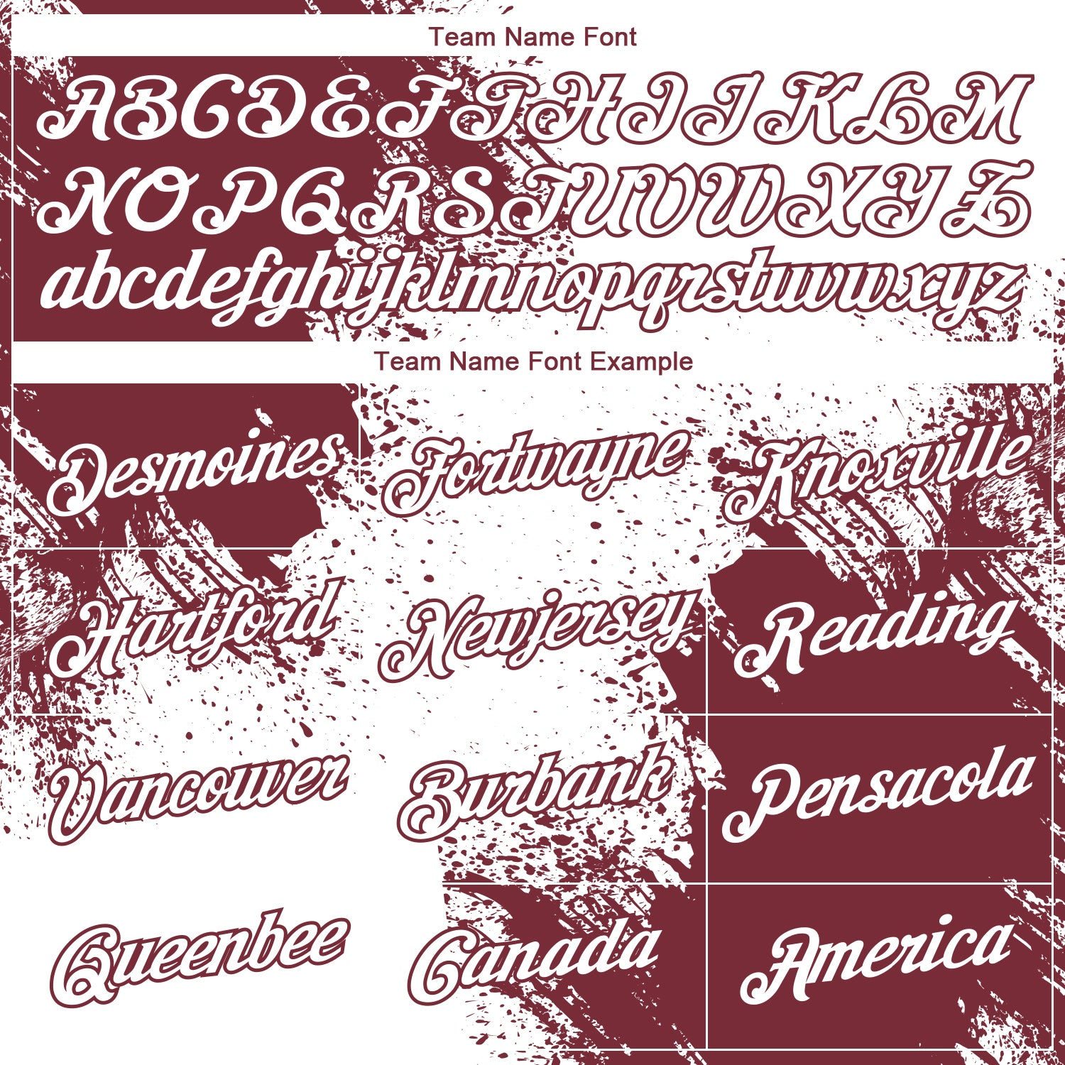 Custom White Burgundy 3D Pattern Design Abstract Brush Stroke Performance T-Shirt