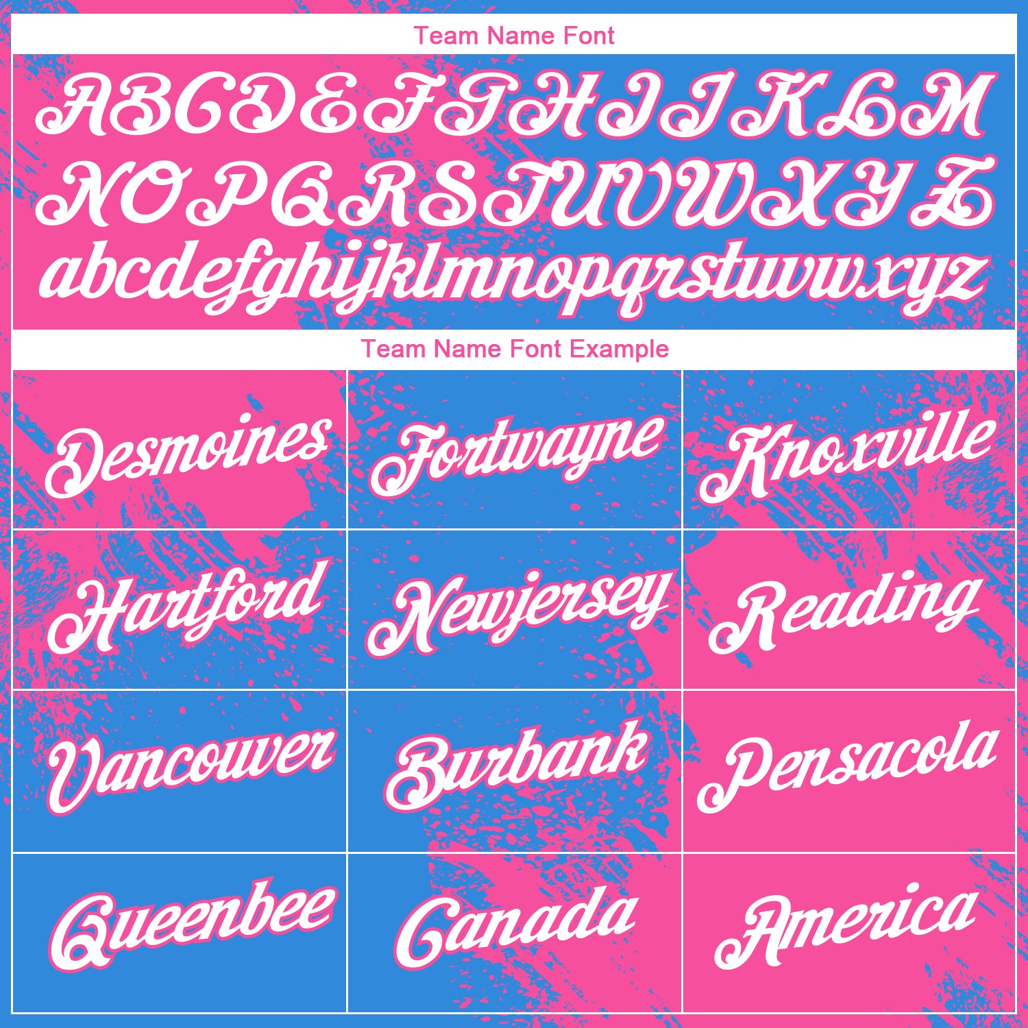 Custom Powder Blue White-Pink 3D Pattern Design Abstract Brush Stroke Performance T-Shirt