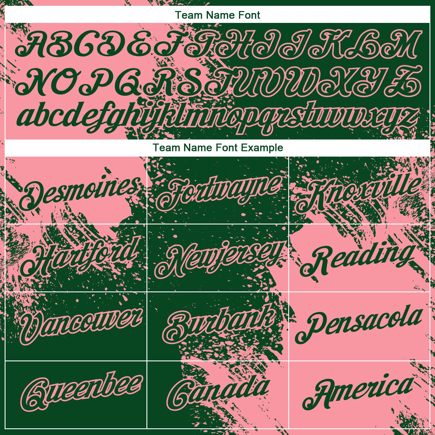 Custom Green Medium Pink 3D Pattern Design Abstract Brush Stroke Performance T-Shirt