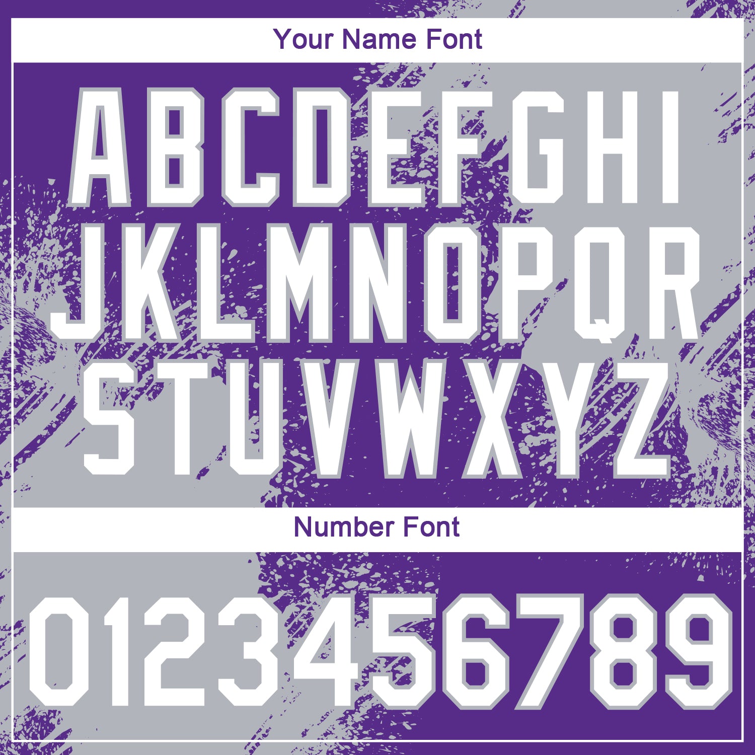 Custom Purple White-Gray 3D Pattern Design Abstract Brush Stroke Performance T-Shirt