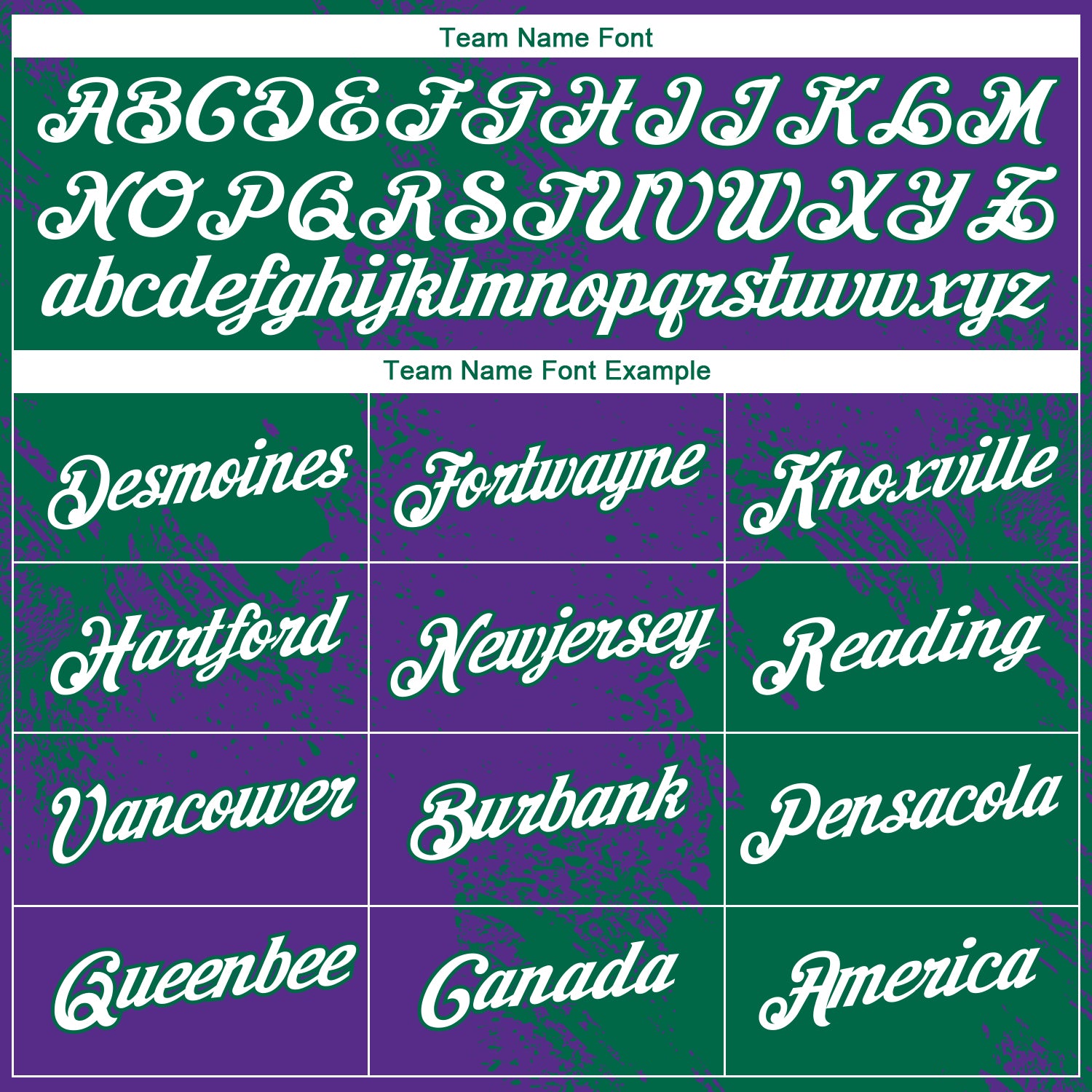 Custom Purple White-Kelly Green 3D Pattern Design Abstract Brush Stroke Performance T-Shirt