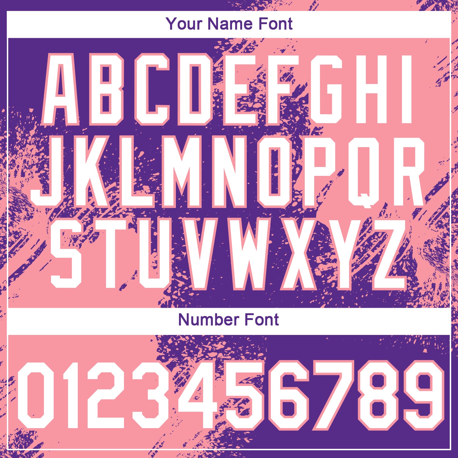 Custom Purple White-Medium Pink 3D Pattern Design Abstract Brush Stroke Performance T-Shirt