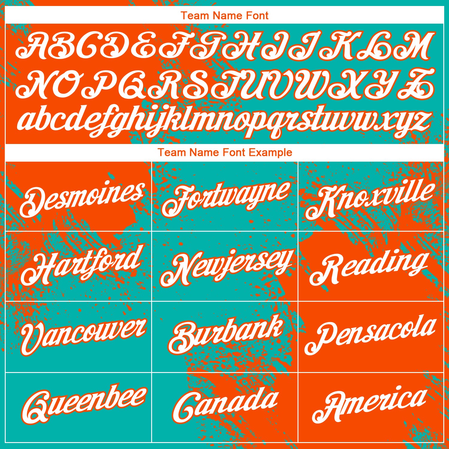 Custom Aqua White-Orange 3D Pattern Design Abstract Brush Stroke Performance T-Shirt