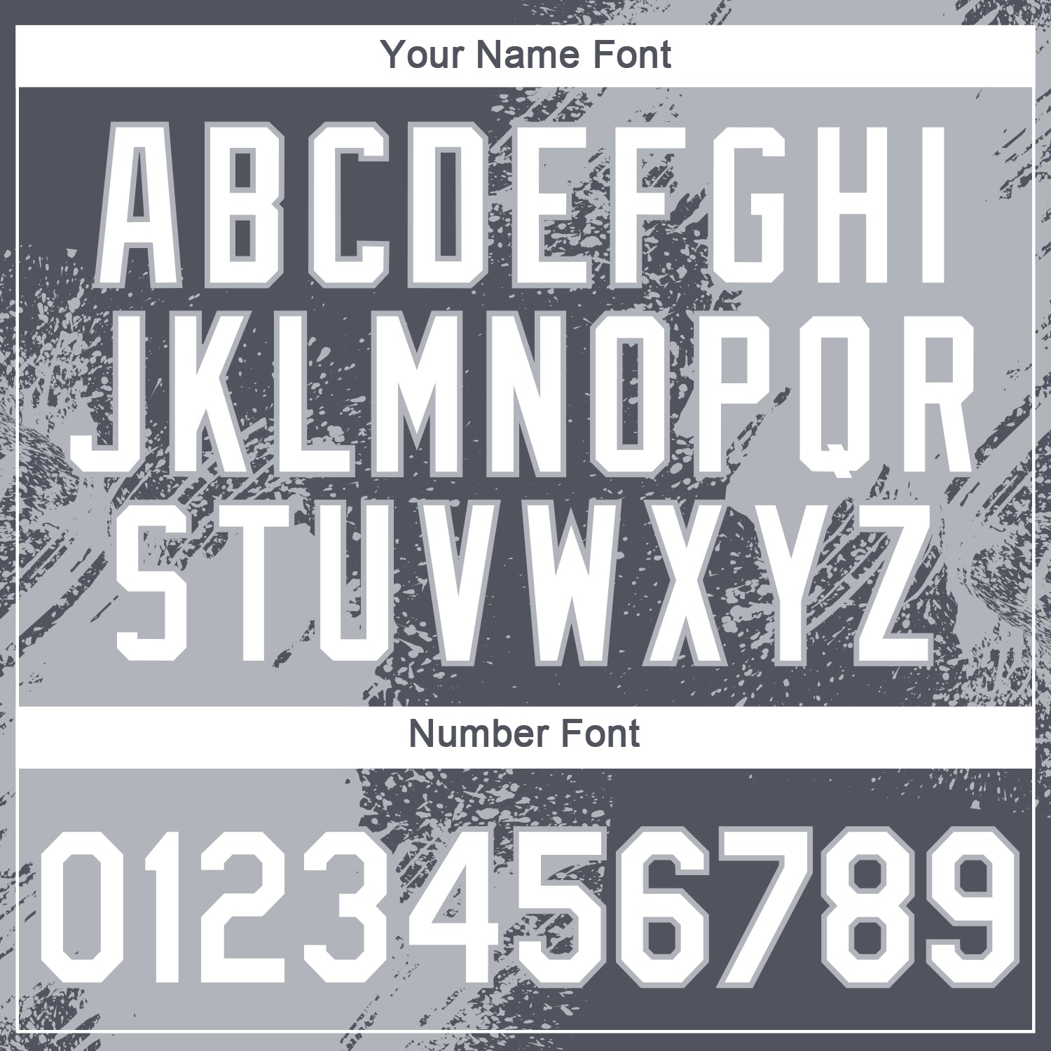 Custom Steel Gray White-Gray 3D Pattern Design Abstract Brush Stroke Performance T-Shirt