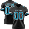 Custom Black Panther Blue-White Authentic Football Jersey