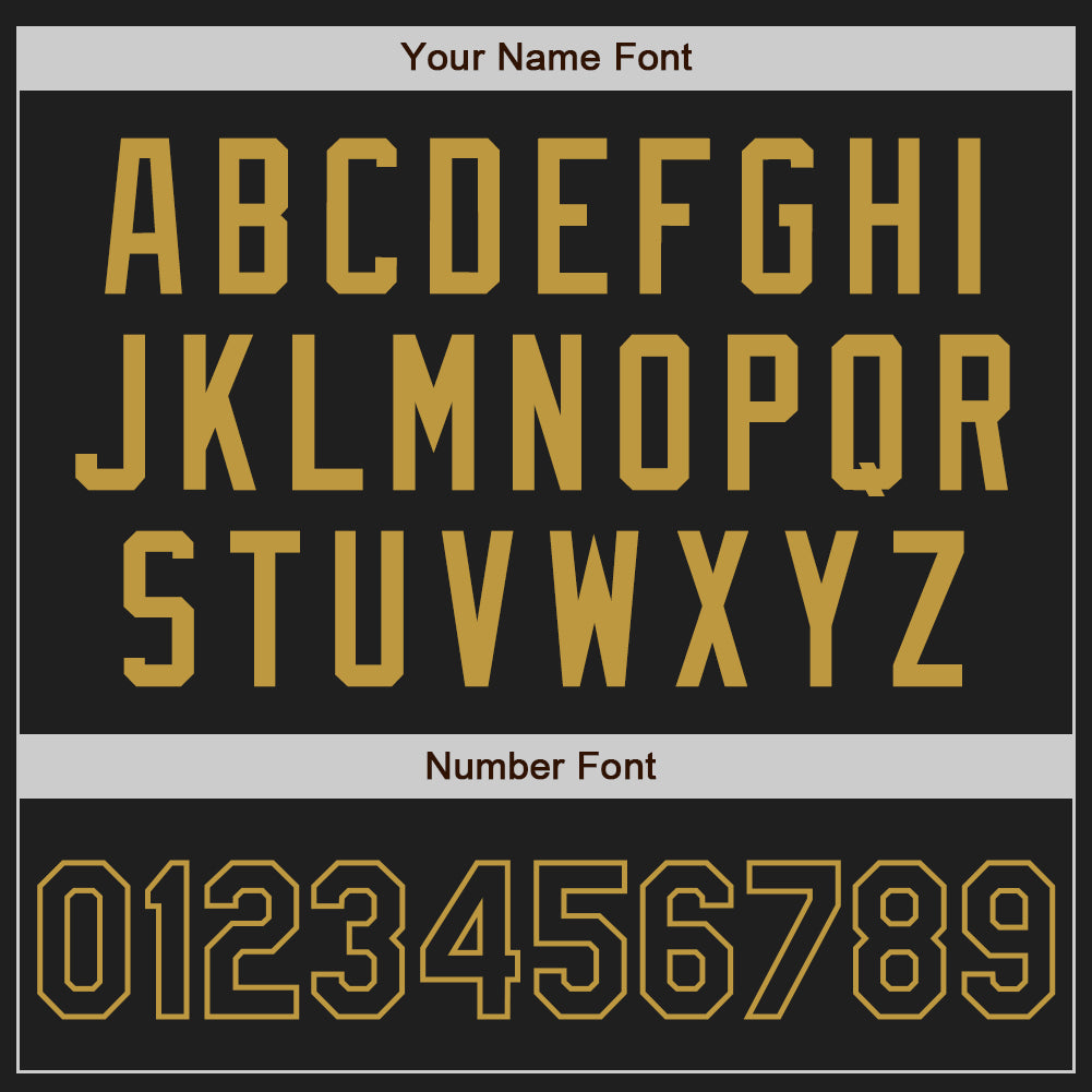 Custom Stitched Black Old Gold Baseball Pullover Sweatshirt Hoodie