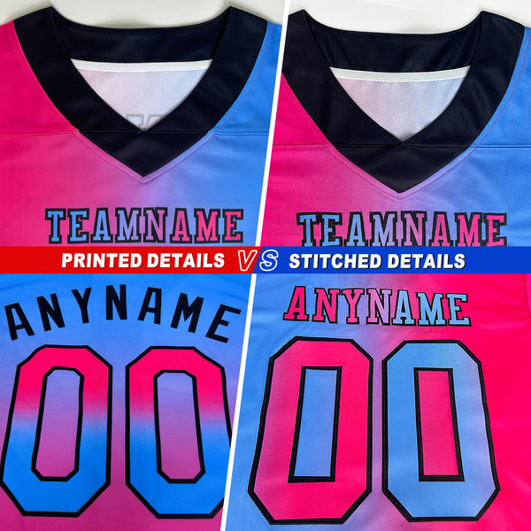 Custom Black Gray-Old Gold Mesh Authentic Gradient Fashion Scratch Football Jersey