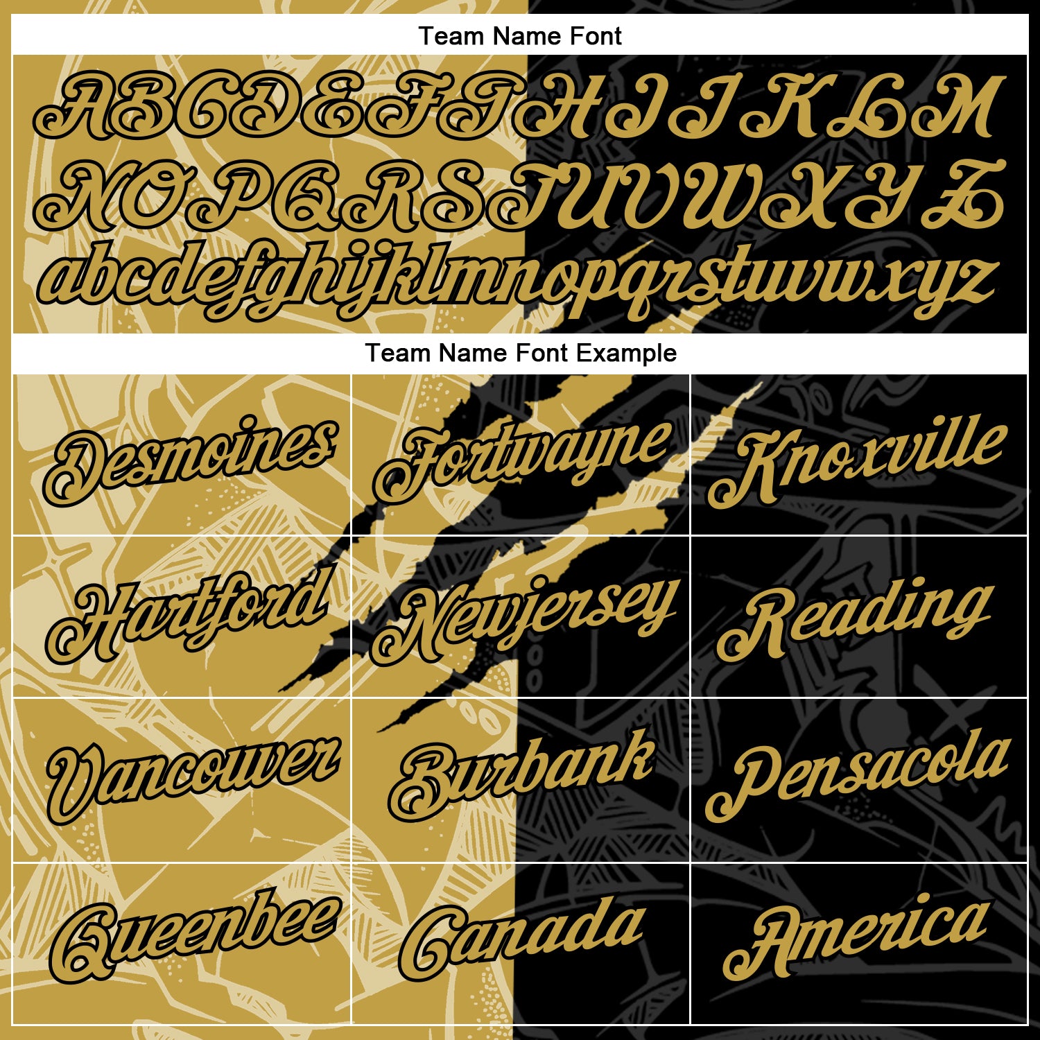 Custom Graffiti Pattern Old Gold-Black Scratch 3D Performance T-Shirt