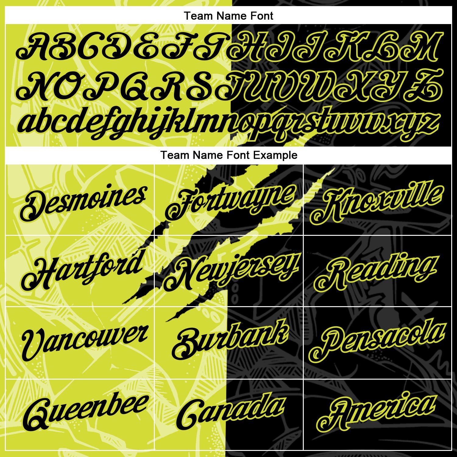 Custom Graffiti Pattern Black-Neon Yellow Scratch 3D Performance T-Shirt