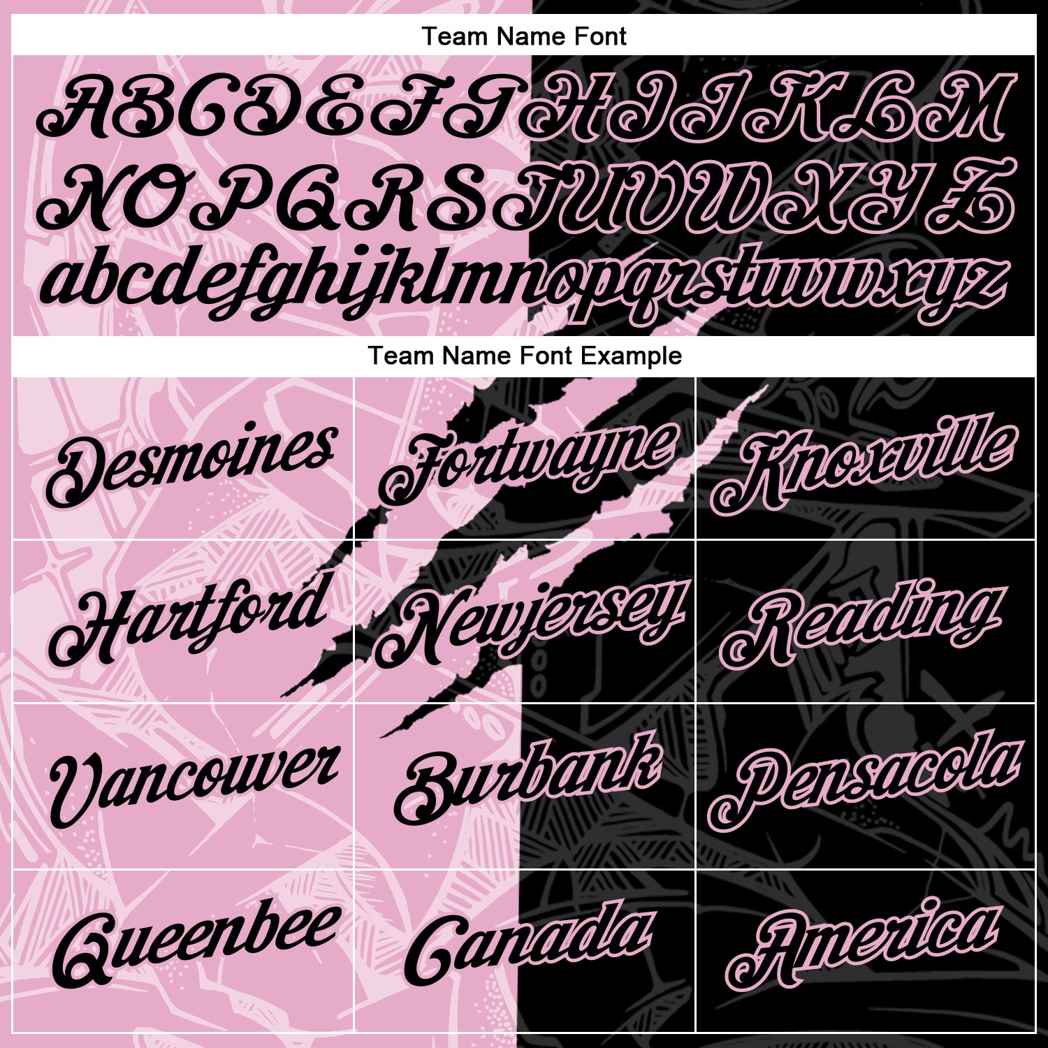 Custom Graffiti Pattern Black-Light Pink Scratch 3D Performance T-Shirt