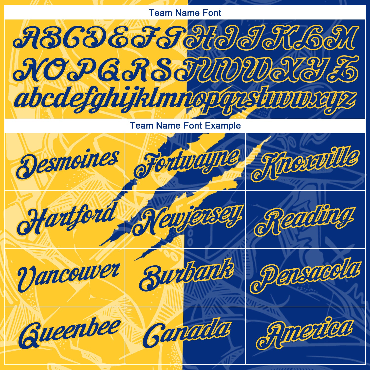 Custom Graffiti Pattern Royal-Yellow Scratch 3D Performance T-Shirt